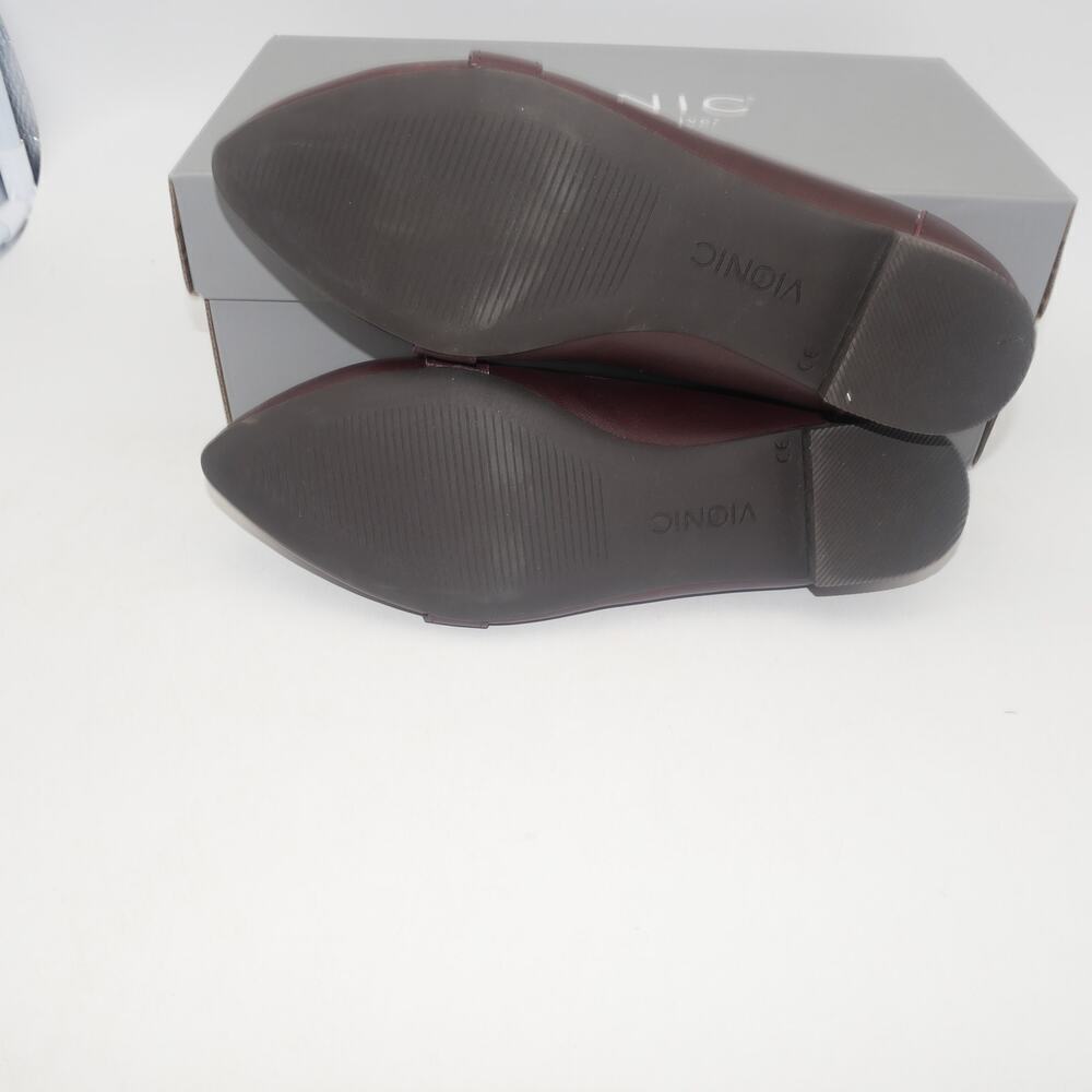 New Vionic Savannah Flats Loafers Shoes Women's 5 Wine Red - Picture 8 of 12